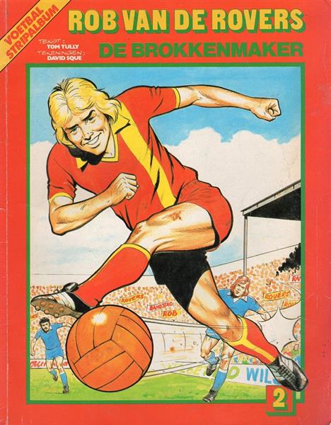 Grote foto roel dijkstra en 2 andere voetbalstrips boeken stripboeken