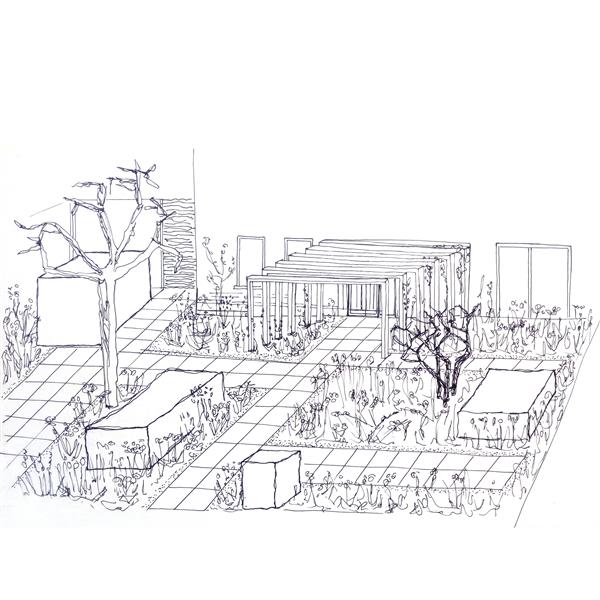 Grote foto tuinontwerp tuin en terras overige tuin en terras