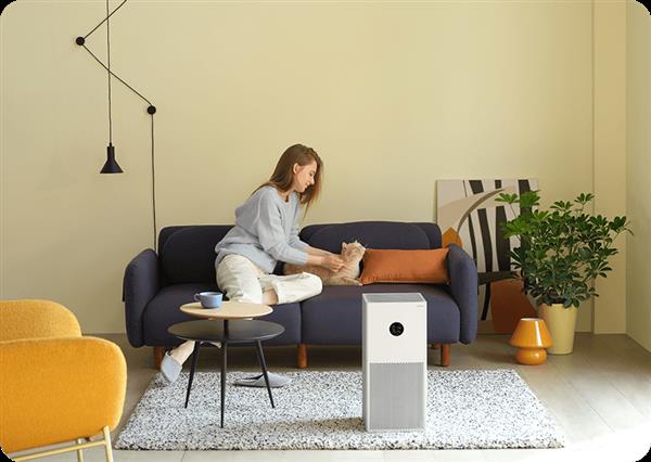 Grote foto xiaomi smart air purifier 4 lite luchtreiniger wit huis en inrichting overige huis en inrichting