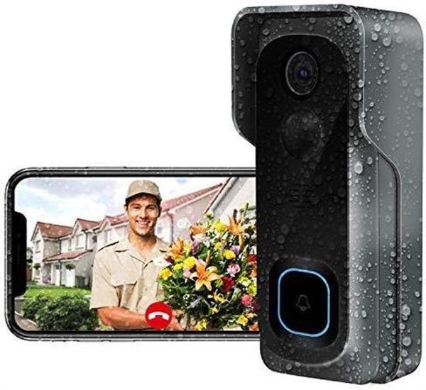 Grote foto afintek pro video deurbel met intercomfunctie inclusief chime waterproof tuya audio tv en foto algemeen