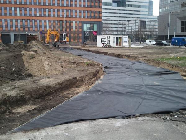 Grote foto anti worteldoek gronddoek drukverdeeldoek tuin en terras kunstgras