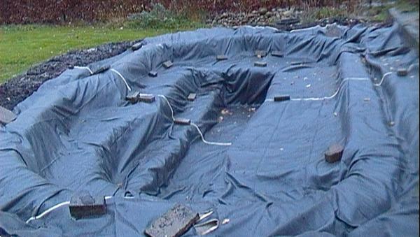Grote foto anti worteldoek gronddoek drukverdeeldoek tuin en terras kunstgras