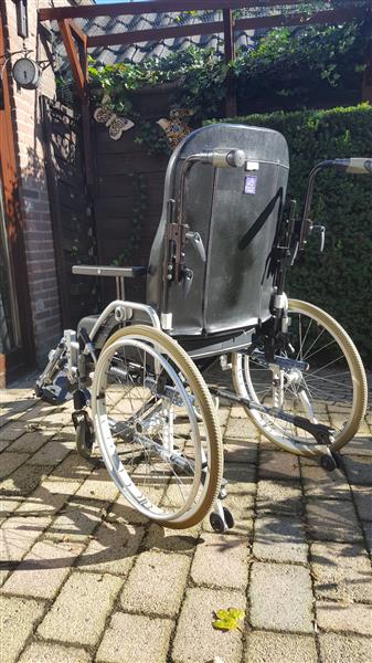 Grote foto rolstoel excel g5 modular gasgeveerde beensteunen diversen rolstoelen