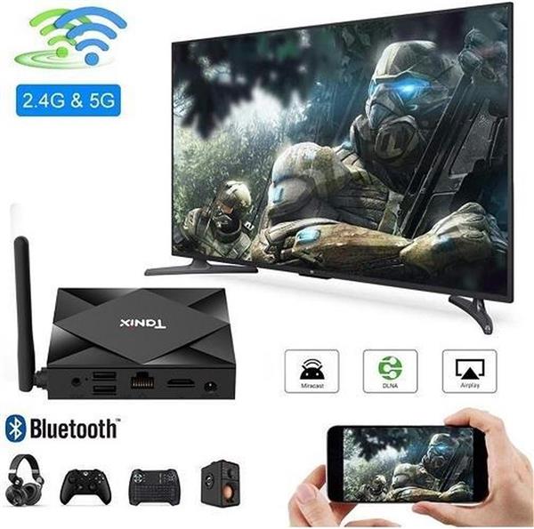 Grote foto tx6s android tv box android 10 iptv box 4k kodi tv box 2020 mediaspeler 8gb audio tv en foto algemeen