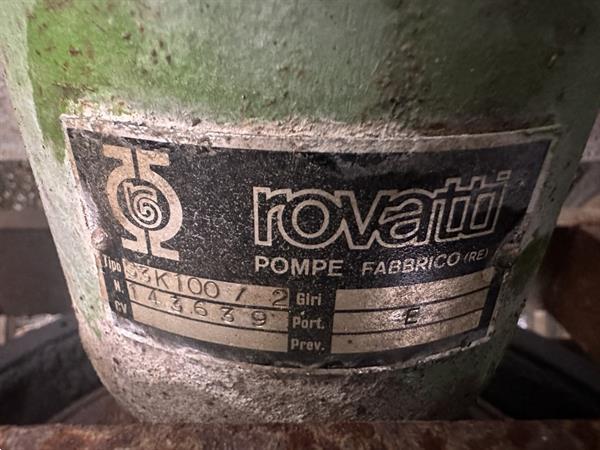 Grote foto pompset daf dieselmotor rovatti waterpomp met elcos beveiligingscomputer agrarisch pompen