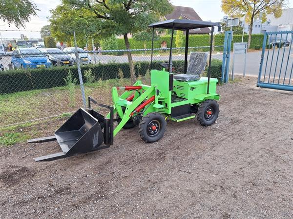 Grote foto minishovel elektrisch 2023 demo agrarisch shovels
