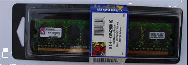 Grote foto 1gb kingston pc2 3200 ddr2 400 mhz computers en software geheugens