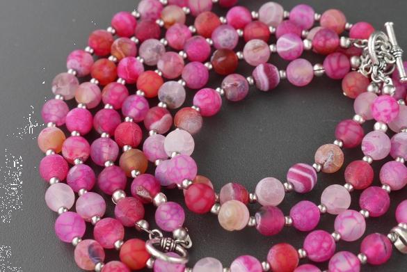 Grote foto agaat ketting armband set sieraden tassen en uiterlijk kettingen