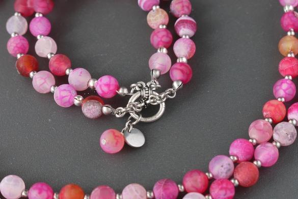 Grote foto agaat ketting armband set sieraden tassen en uiterlijk kettingen