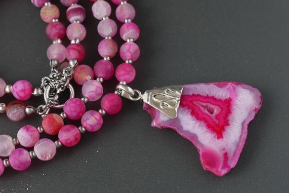 Grote foto agaat ketting armband set sieraden tassen en uiterlijk kettingen