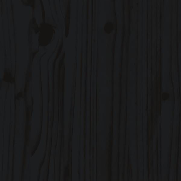 Grote foto vidaxl 5 delige barset massief grenenhout zwart tuin en terras tuinmeubelen