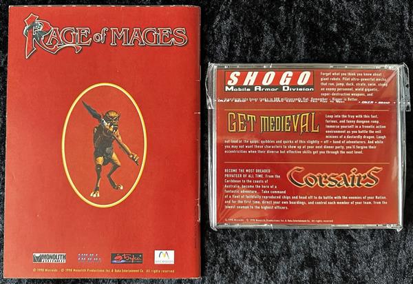 Grote foto rage of mages pc game jewel case manual spelcomputers games overige games