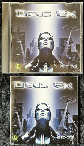 Grote foto deus ex pc game jewel case manual spelcomputers games overige games