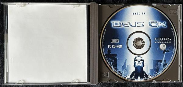 Grote foto deus ex pc game jewel case manual spelcomputers games overige games