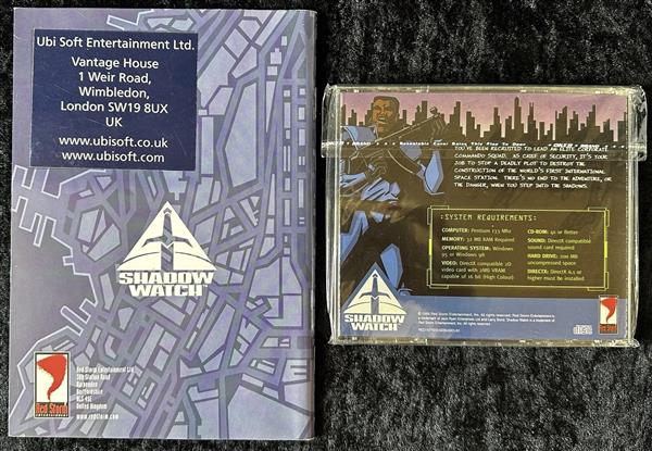Grote foto shadow watch pc game jewel case manual spelcomputers games overige games