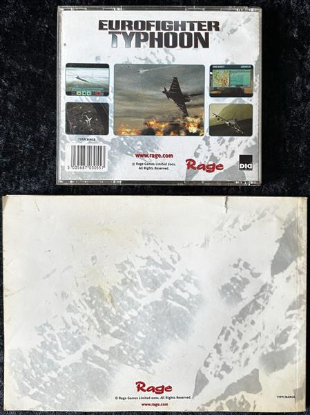 Grote foto eurofighter typhoon pc game jewel case manual spelcomputers games overige games