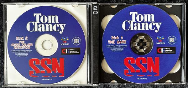 Grote foto tom clancy ssn pc game jewel case manual spelcomputers games overige games