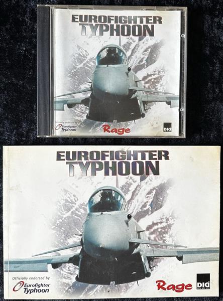 Grote foto eurofighter typhoon pc game jewel case manual spelcomputers games overige games