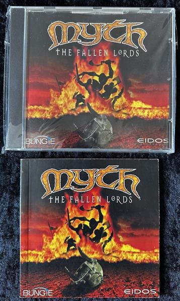 Grote foto myth the fallen lords pc game jewel case manual spelcomputers games overige games