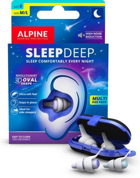 Grote foto alpine sleepdeep multisize oordoppen voor slapen comfortabel en hoge demping medium small diversen overige diversen