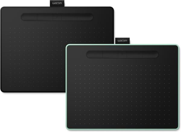 Grote foto wacom intuos m bluetooth grafische tablet 2540 lpi 216 x 135 mm usb bluetooth zwart groen telecommunicatie tablets