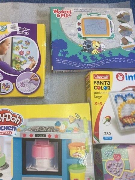 Grote foto mix doos 2 speelgoed knutselspullen verpakkingen beschadigd kinderen en baby overige