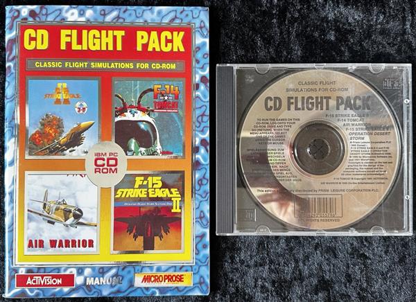 Grote foto cd flight pack pc game jewel case manual spelcomputers games overige games