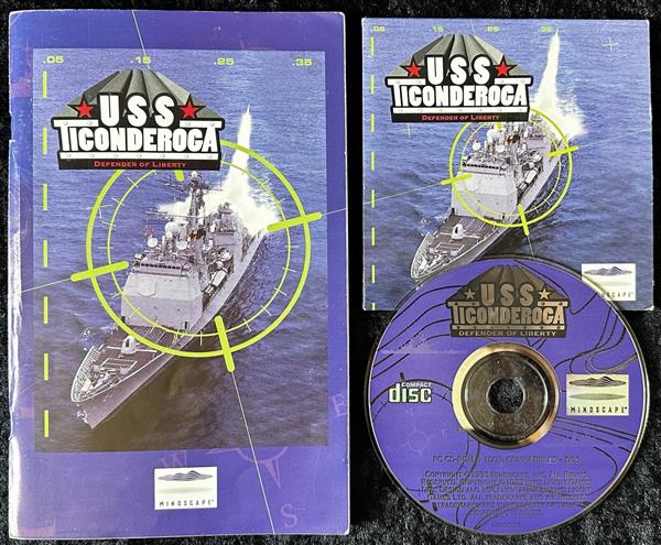 Grote foto uss ticonderoga defender of liberty pc game jewel case manual spelcomputers games overige games