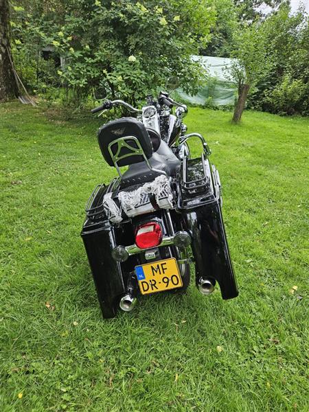 Grote foto road king i bouwjaar 2001 motoren harley davidson