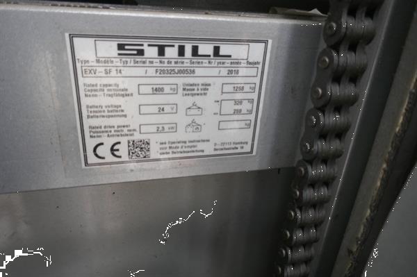 Grote foto vs 21350 elektrische triplex stapelaar still 5016mm freelift doe het zelf en verbouw hefwerktuigen