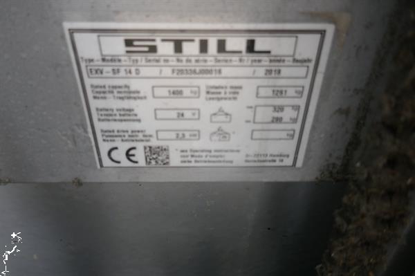 Grote foto vs 21359 elektrische triplex stapelaar still initiele lift 5016mm doe het zelf en verbouw hefwerktuigen