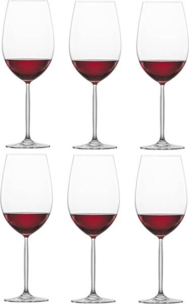 Grote foto schott zwiesel diva bordeaux goblet groot 770 ml 6 stuks huis en inrichting servies