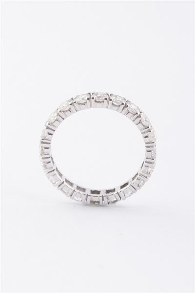 Grote foto wit gouden alliance ring met 20 briljanten. totaal ca. 2.00 ct. sieraden tassen en uiterlijk ringen voor haar