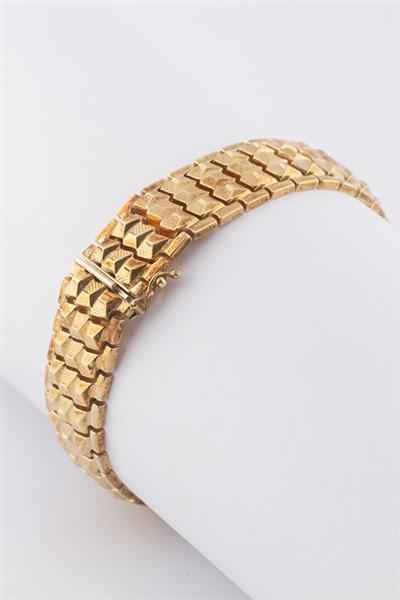 Grote foto gouden schakel armband kleding dames sieraden