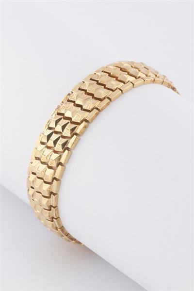 Grote foto gouden schakel armband kleding dames sieraden