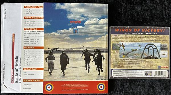 Grote foto battle of britain pc game jewel case manual spelcomputers games overige games