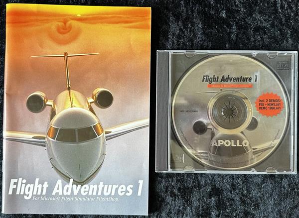 Grote foto flight adventures 1 pc game jewel case manual spelcomputers games overige games