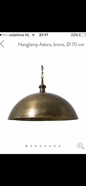 Grote foto bronzen hanglamp huis en inrichting hanglampen