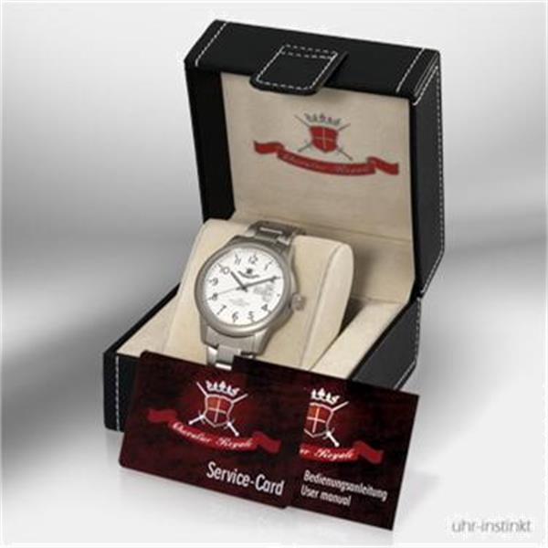 Grote foto exklusive chevalier royale heren armbandhorloge sieraden tassen en uiterlijk heren