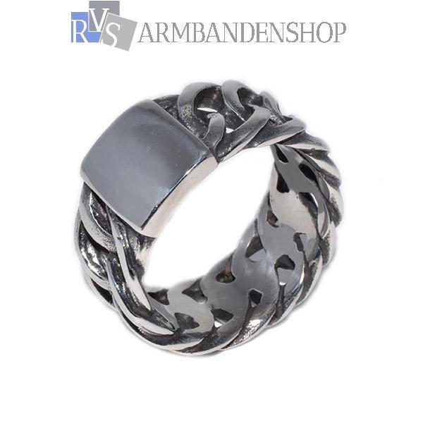 Grote foto rvs heren ringen chain ben roterende infinity sieraden tassen en uiterlijk ringen voor hem