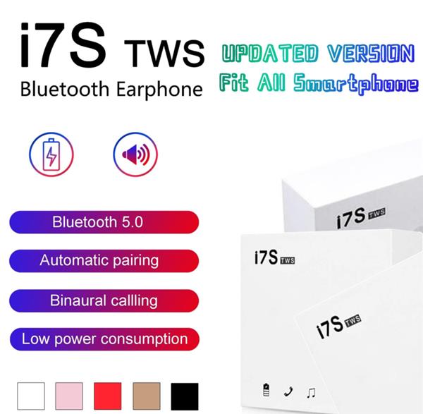 Grote foto bluetooth in ear oortjes in ear draadloos i7s geen airpods 3 kleuren laadbox audio tv en foto koptelefoons