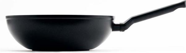 Grote foto bk easy induction ceramic wok 30 cm pfas vrij beschadiging bovenrand zie foto en een krasje bu huis en inrichting kookgerei