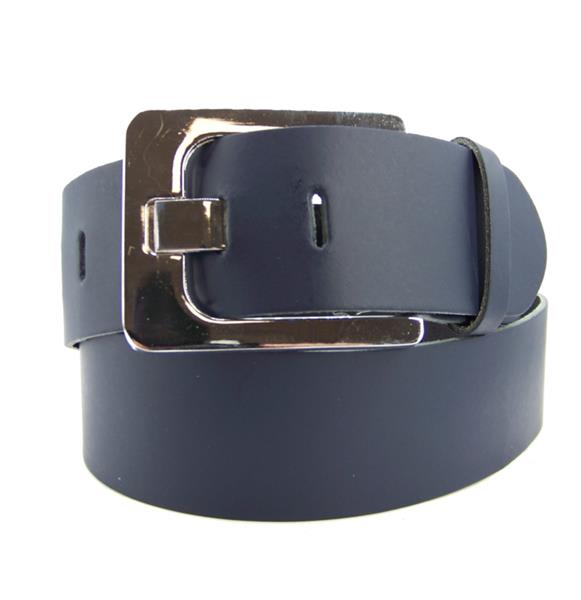 Grote foto 100 leren kwaliteits riem 5 cm breed donkerblauw kleding dames riemen